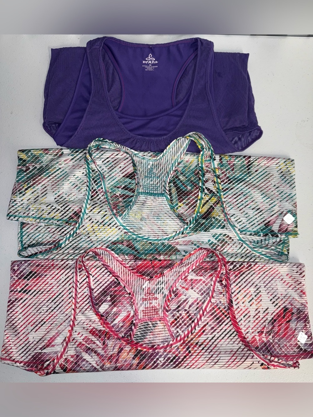 Bundle of 3 Prana Tank Tops Size M